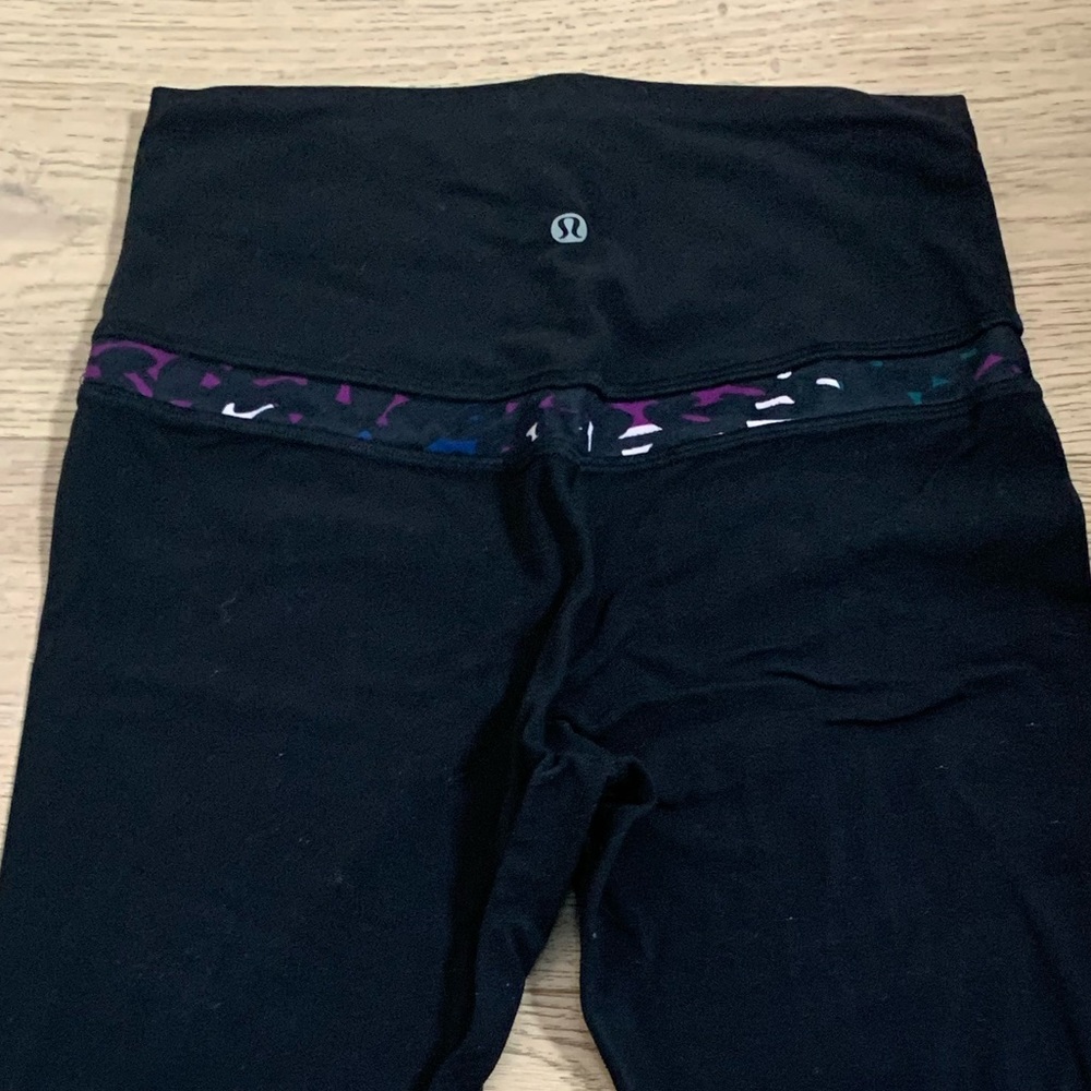 LULU LEMON ALIGN HIGH RISE BLACK PANT SIZE 6 💙💜